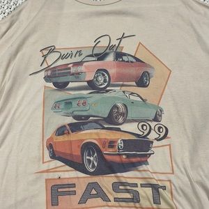 Graphic car tee, shein